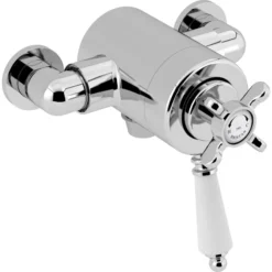 Bristan 1901 Exposed Concentric Shower Valve Bottom Outlet Chrome - N2 CSHXVO C