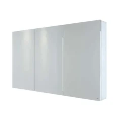 RAK Ceramics Gemini 1200x700 Alluminium Triple Door Mirrored Cabinet With Adjustable Shelves - RAKGEM5003