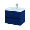 RAK Ceramics Resort 650 Double Draw Basin Unit In Matt Denim Blue - RAKRSTWBU65604 -Shower Escape Shop 0e45b043 2296 449d aac8 d64efd222670