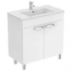 Ideal Standard Tempo 800mm 2 Door Basin Unit (with Legs) Gloss White - E3241WG -Shower Escape Shop 140c9728 650c 45c5 9712 13f86a11087d