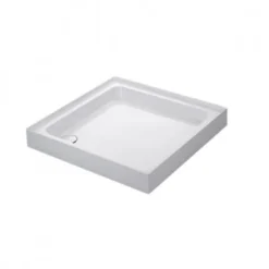 Mira Flight Deep 760 X 760mm Stone Resin Square Shower Tray With Waste - 4 Ups
