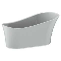 BC Designs Bradwell 1550mm X 750mm Freestanding Single Ended Slipper Bath White - BAE006