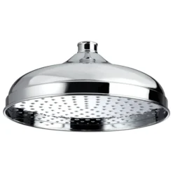Bristan Traditional 300mm Round Fixed Head Chrome FH TDRD03 C