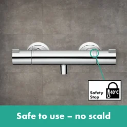 Hansgrohe Ecostat Thermostatic Bar Mixer Shower Valve 1001 CL 13211000 -Shower Escape Shop 2aafb600 98f7 41cf 8616 2369420e886b