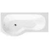 BC Designs SolidBlue P 1500mm X 850mm Left Handed P Shape Bath White - BAI020 -Shower Escape Shop 2b034889 3f9f 49d6 9847 ef6909314d59