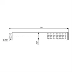 Ideal Standard Idealrain Single Function Stick Handspray Chrome - BC774AA -Shower Escape Shop 2bcd8658 e267 4551 8e51 437c7f118be6