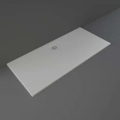 RAK Feeling Low Profile 1800 X 800mm Stone Resin Grey Shower Tray