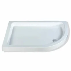MX Classic Deep 1200 X 800mm Stone Resin Offset Quadrant Shower Tray With Waste - RH Entry