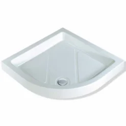 MX Classic Deep 1000 X 1000mm Stone Resin Quadrant Shower Tray With Waste - TBS