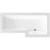 BC Designs SolidBlue L 1700mm X 850mm Right Handed L Shape Bath White - BAI010 -Shower Escape Shop 3c867298 9c48 4482 8171 221089ab702b
