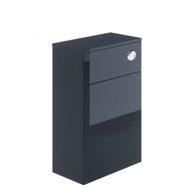 Essential Nevada WC Unit 500mm X 200mm Indigo Gloss - EF308IN 2 Essential Nevada WC Unit 500mm X 200mm Indigo Gloss - EF308IN