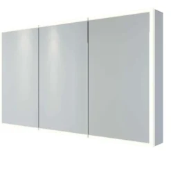 RAK Ceramics Pisces 1200x700 LED Illuminated Mirrored Cabinet With Demister Shavers Socket And Infrared Switch - RAKPSC5003