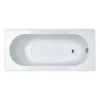 Essential Kingston Rectangular Single Ended Bath 1800mm X 800mm With No Tap Holes White - EB508 -Shower Escape Shop 47e33e14 2b6a 4cef 9374 87f970d684dd