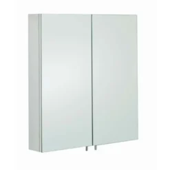 RAK Ceramics Delta Stainless Steel Double Cabinet With Mirrored Doors - 12SL801