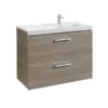 Roca Prisma 900mm 2 Drawer Basin Unit Textured Ash - 856883321 -Shower Escape Shop 4acb77db c516 4db2 9ea7 a4a7af7f52b1