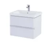 RAK Ceramics Resort 650 Double Draw Basin Unit In Matt White - RAKRSTWBU65600 2 RAK Ceramics Resort 650 Double Draw Basin Unit In Matt White - RAKRSTWBU65600 -Shower Escape Shop 52b823ea b482 44f4 a166 df6f8e48ffa9