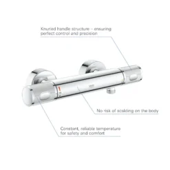 Grohe Precision Feel Thermostatic Mixer Shower Valve - 34790000 -Shower Escape Shop 54a91e11 6806 424d a8ae 1284c26481bf