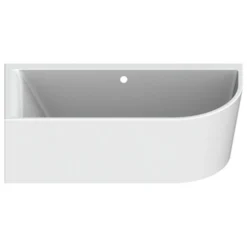 BC Designs Calverton 1500mm X 800mm Freestanding Left Hand Corner Bath White - BAE010
