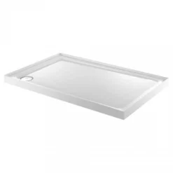 Just Trays JTFusion Low Profile 1200 X 800mm Stone Resin Non-Slip Shower Tray With LH Waste - 3 Ups