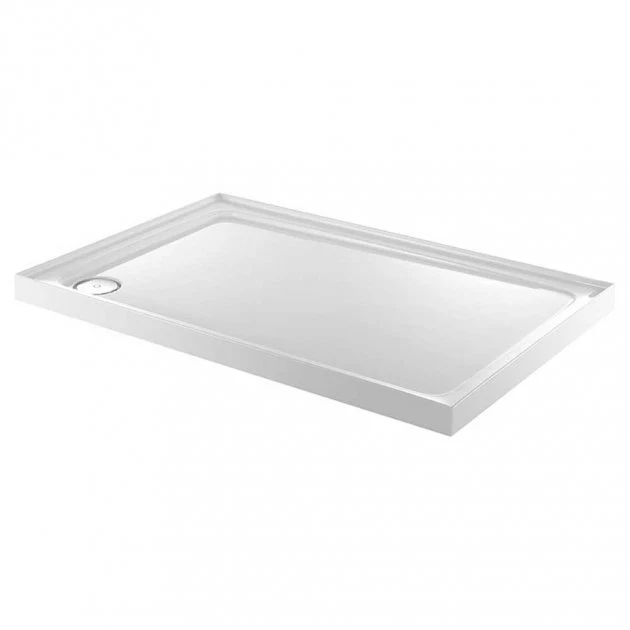 Just Trays JTFusion Low Profile 1200 X 800mm Stone Resin Non-Slip Shower Tray With LH Waste - 3 Ups 3 Just Trays JTFusion Low Profile 1200 X 800mm Stone Resin Non-Slip Shower Tray With LH Waste - 3 Ups
