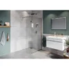 Loch Wetroom Screen And Pivot Screen 900mm X 350mm Brushed Nickel - PMN0404 -Shower Escape Shop 68de5c45 52dc 489b a56f 383d48f6f9cd