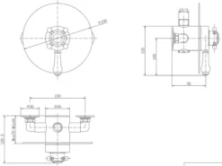 Park Lane Traditional Concentric Concealed Shower Valve -Shower Escape Shop 70ef786a ea33 4e2d 8f01 7be6aaecb940