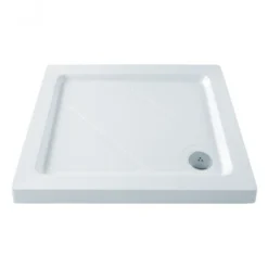 MX Classic Deep 900 X 800mm Stone Resin Shower Tray With Waste