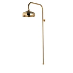 Aqualisa Aquatique Surface Mounted 8 Inch Fixed Shower Head Gold - 581.04