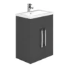 Essential Nevada 600mm Basin Unit With Basin Dark Grey - EFP300GR 2 Essential Nevada 600mm Basin Unit With Basin Dark Grey - EFP300GR -Shower Escape Shop 852a1f87 1662 4a2e 8d3c 84af2584b372