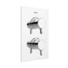 Bristan Prism Recessed Thermostatic Dual Control Shower Valve PM2 SHCDIV C -Shower Escape Shop 8c969a60 df74 4996 85bd ddb3f41ff641