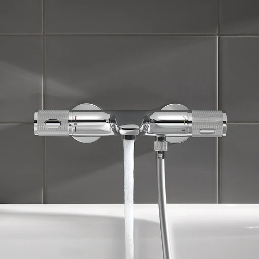 Grohe Precision Feel Thermostatic Mixer Shower Valve With Bath Spout - 34788000 3 Grohe Precision Feel Thermostatic Mixer Shower Valve With Bath Spout - 34788000