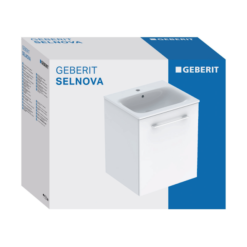 Geberit Selnova Square S Grab & Go 550mm Basin With 1 Drawer Vanity Unit Pack White - 501.248.00.1 7 Geberit Selnova Square S Grab & Go 550mm Basin With 1 Drawer Vanity Unit Pack White - 501.248.00.1 -Shower Escape Shop 91434743 2f5c 4f3f 9f4f 76b239dd0744