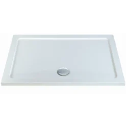 MX Elements Low Profile 1200 X 900mm Stone Resin Non-Slip Shower Tray With Waste