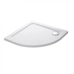 Mira Flight Low Profile 800 X 800mm Stone Resin Quadrant Shower Tray With Waste