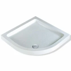 MX Classic Deep 800 X 800mm Stone Resin Quadrant Shower Tray With Waste