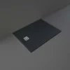 RAK Feeling Low Profile 1200 X 900mm Stone Resin Black Shower Tray