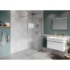 Loch Wetroom Screen With Wall Bar 2000mm X 1200mm Brushed Nickel - PMN0402 1 Loch Wetroom Screen With Wall Bar 2000mm X 1200mm Brushed Nickel - PMN0402 -Shower Escape Shop bf9ec5a1 7409 4d9c 8ac3 98a0c6febcd5 2