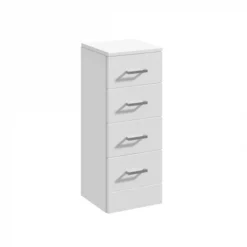 Essential Alaska 4 Drawer Unit 350mm White - EF119W