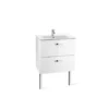 Roca Victoria Basic UNIK 600mm Basin Unit & Basin Gloss White - 855854806 1 Roca Victoria Basic UNIK 600mm Basin Unit & Basin Gloss White - 855854806 -Shower Escape Shop c468ffd1 824e 440d a1e7 c405ab814249