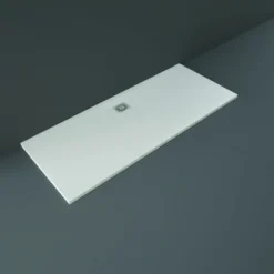 RAK Feeling Low Profile 1700 X 700mm Stone Resin White Shower Tray