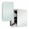 RAK Ceramics Slide Stainless Steel Single Cabinet With Sliding Mirrored Door - 12SL366C1