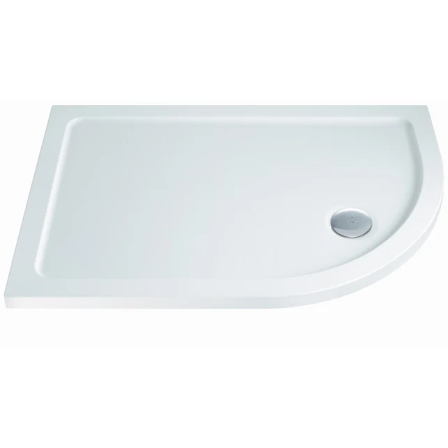 MX Elements Low Profile 900 X 760mm Stone Resin Offset Quadrant Non-Slip Shower Tray With Waste - RH 3 MX Elements Low Profile 900 X 760mm Stone Resin Offset Quadrant Non-Slip Shower Tray With Waste - RH