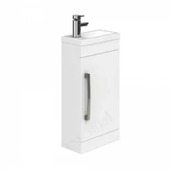 Essential Nevada 400mm Cloakroom Basin Unit With Basin White - EFP306WH