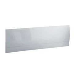 Essential 1700mm Straight Bath Panel 2mm Thick White - EP624