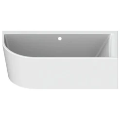 BC Designs Calverton 1500mm X 800mm Freestanding Right Hand Corner Bath White - BAE014