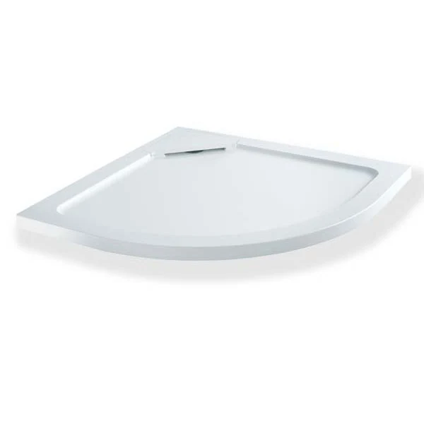 MX Expressions Low Profile 800 X 800mm Stone Resin Quadrant Shower Tray With Waste 2 MX Expressions Low Profile 800 X 800mm Stone Resin Quadrant Shower Tray With Waste