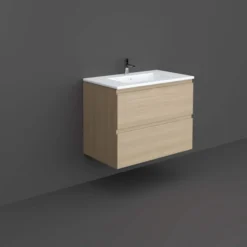 RAK Ceramics Wall Hung Vanity Unit 800mm Scandinavian Oak - JOYWH080SOK