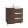 Roca Victoria-N UNIK 800mm 3 Drawer Basin Unit & Basin Textured Wenge - 855837154 -Shower Escape Shop e1b9f32a bad4 4f77 889d 46fe37c6c589