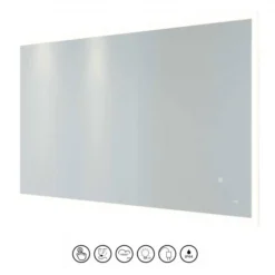 RAK Ceramics Cupid 1000 X 600mm LED Illuminated Landscape Mirror With Demister Shavers Socket And Touch Sensor Switch - RAKCUP5003 -Shower Escape Shop e7d871b2 a4b0 4034 b1f0 eaae75570d56