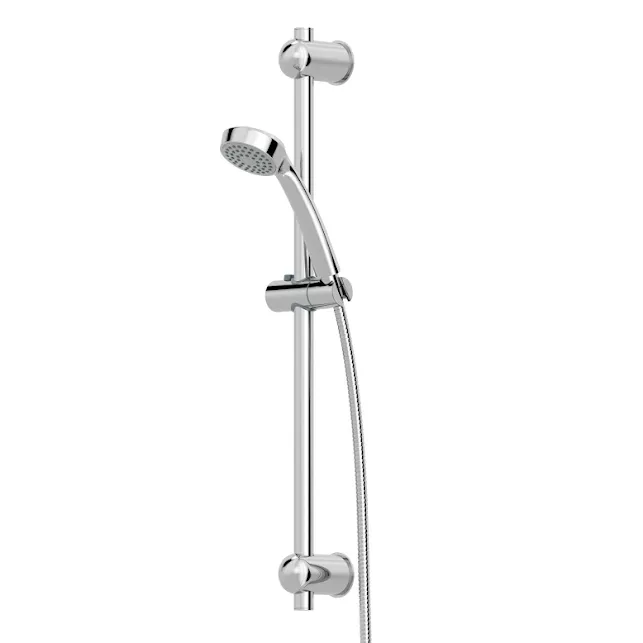 Architeckt Round Shower Kit With Adjustable Handset - Single Spray 4 Architeckt Round Shower Kit With Adjustable Handset - Single Spray - Image 2